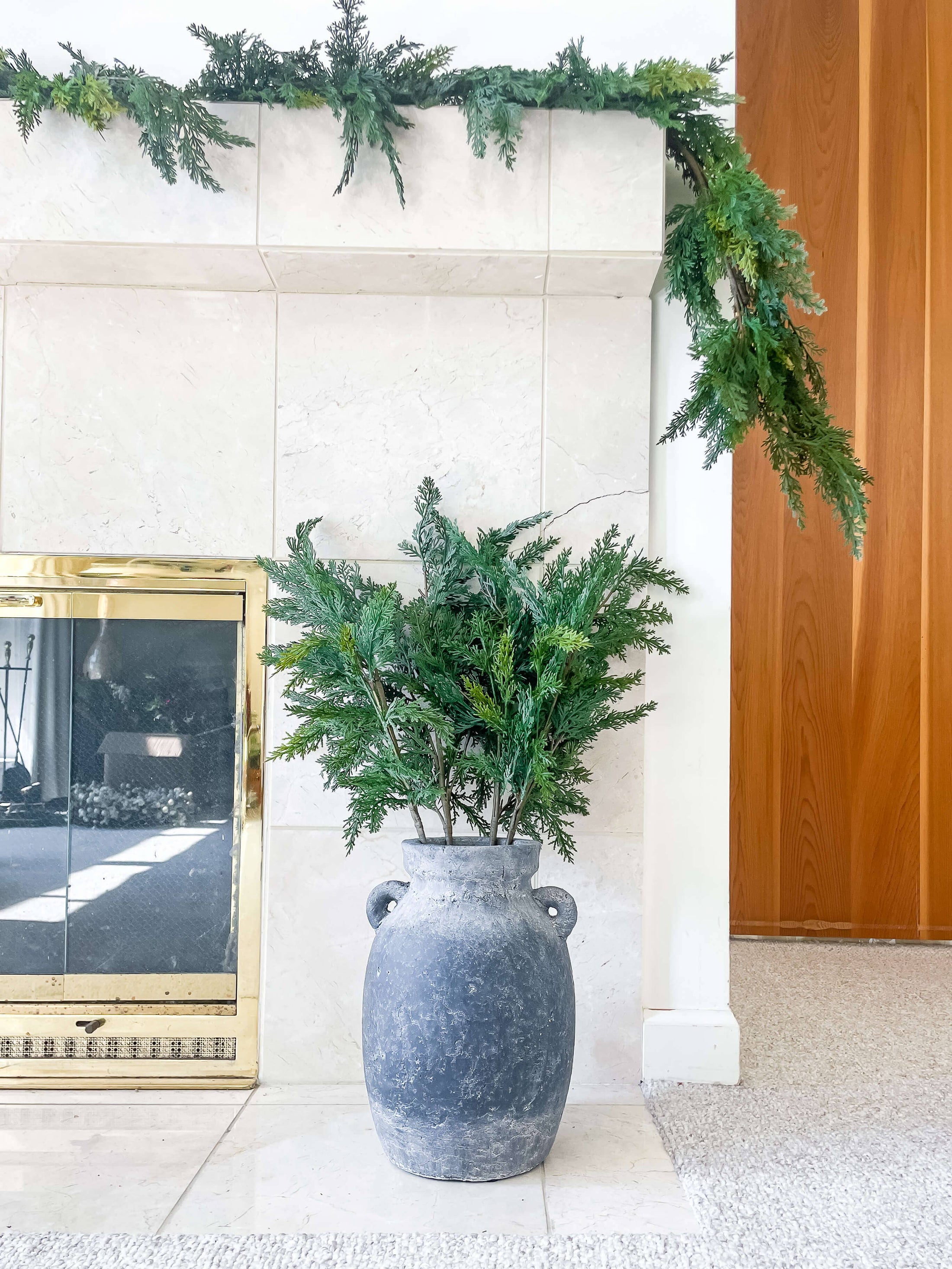 Cypress Real Touch Faux Christmas Garland 60"-Kind Reason Co.