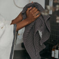 Load image into Gallery viewer, French Waffle Hand Towel - Anthracite
