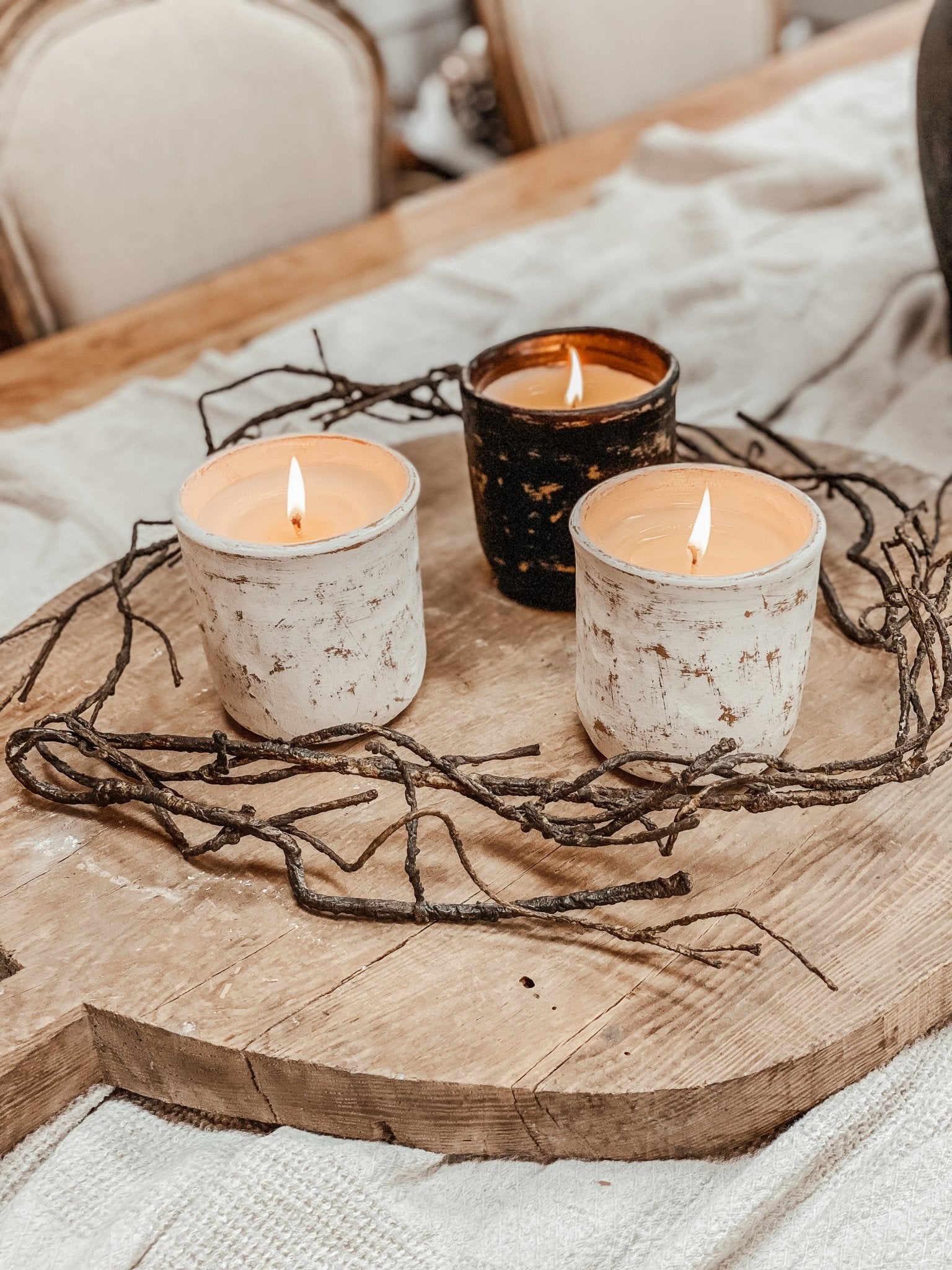 White Clay Jar Candle - Kind Reason Co.